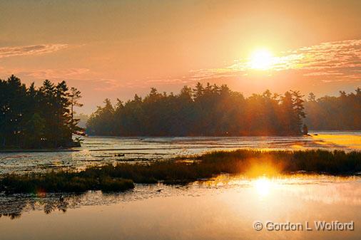 Loon Lake Sunrise_26231.jpg - Photographed at Bedford Mills, Ontario, Canada.